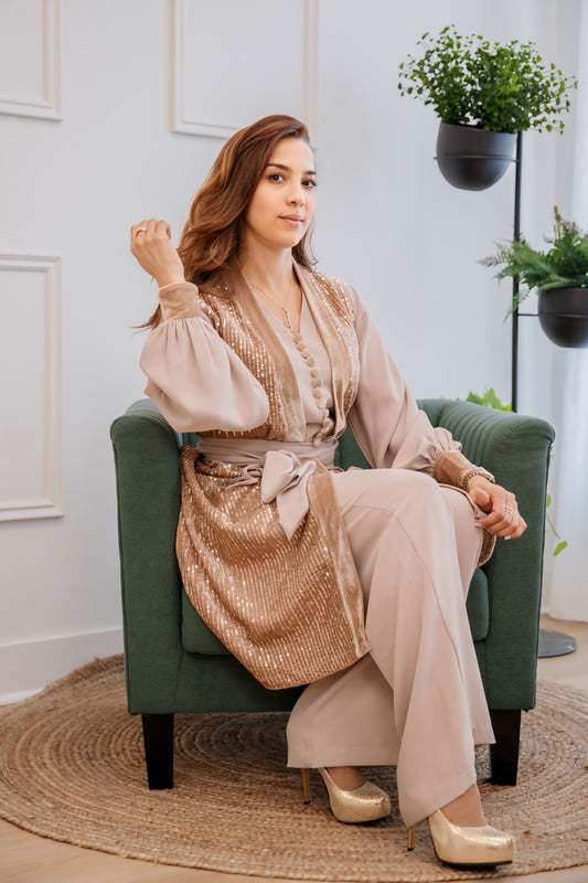 Ensemble-Trilogie chic -beige
