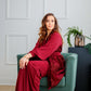 Ensemble-Trilogie chic -bordeaux