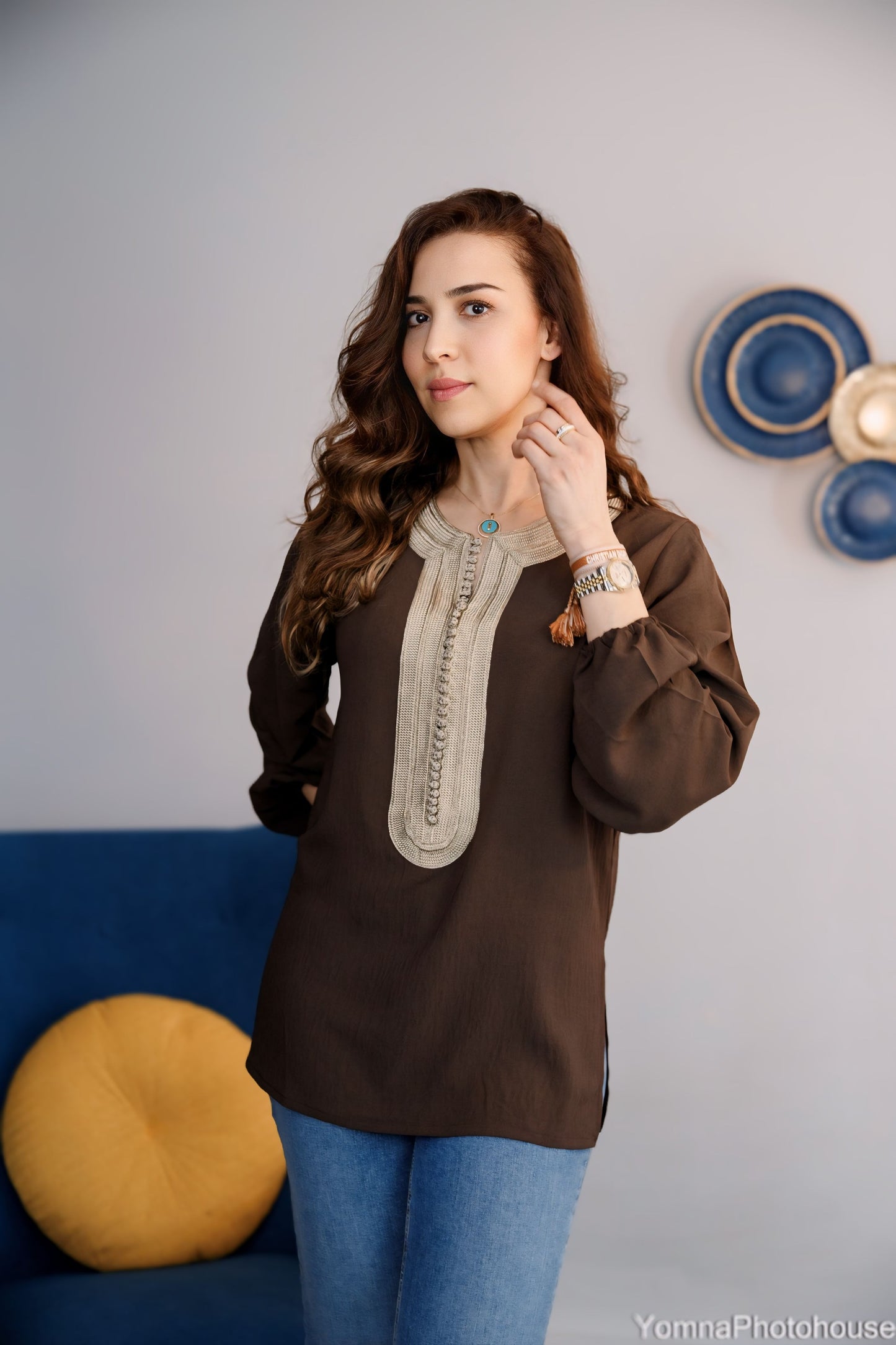 Chemise tradi-moderne