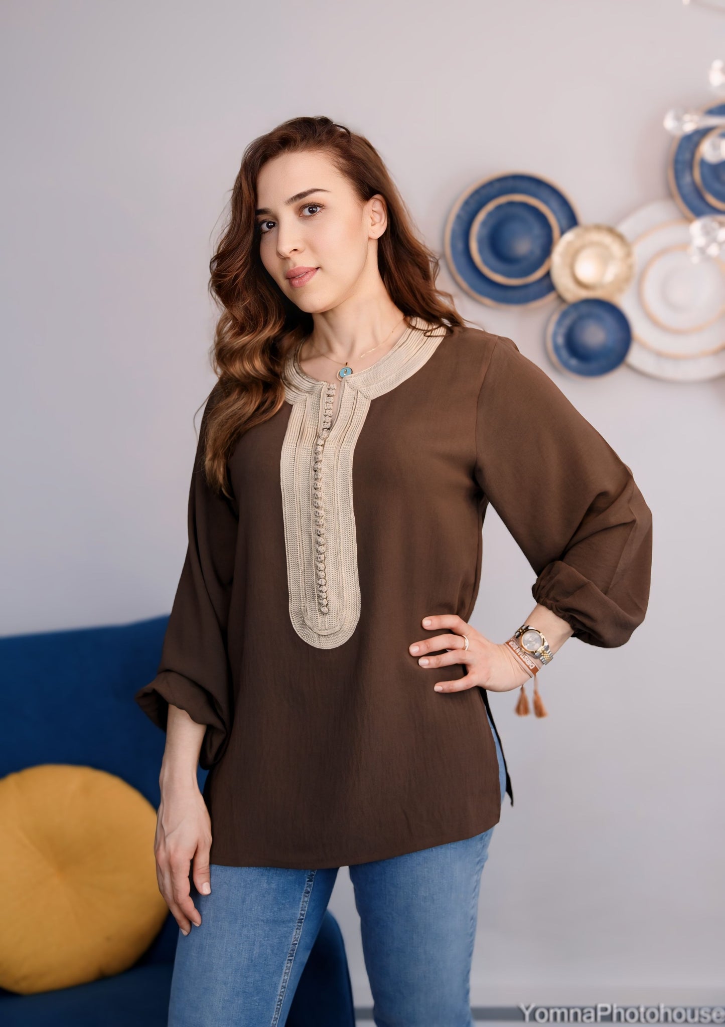 Chemise tradi-moderne
