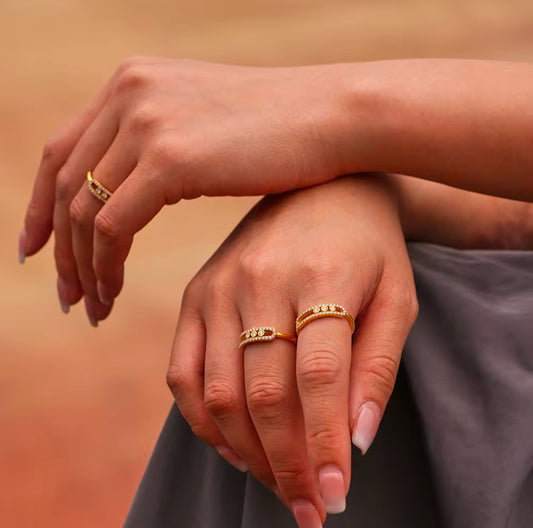 Bague pavé GM